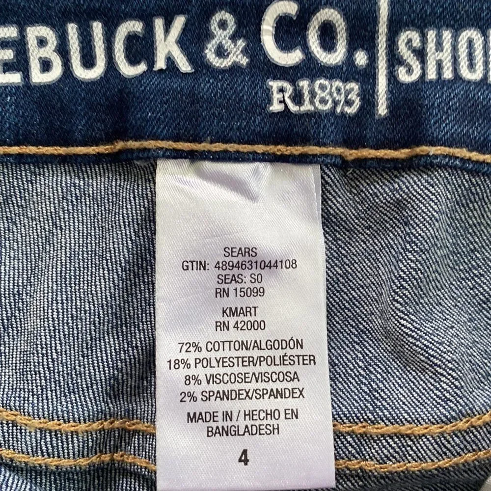 Roebuck&Co Distressed Denim Shorts